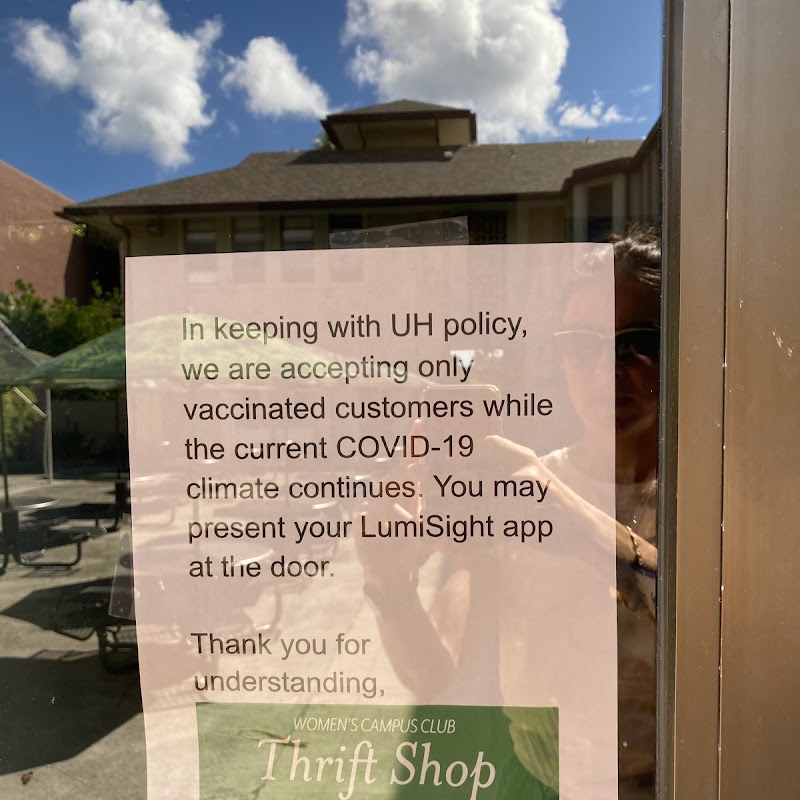 UH Women’s Campus Club Thrift Shop