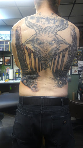 Explore father son tattoo ideas, creative tattoo ideas in Duncanville, available at Fearless Tattoos