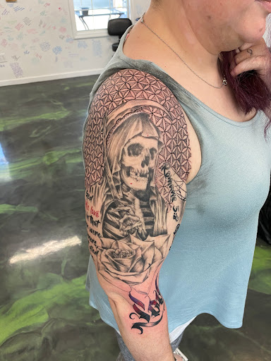 Explore background tattoo filler ideas, creative tattoo ideas in Crossville, available at Inkt tattoo shop