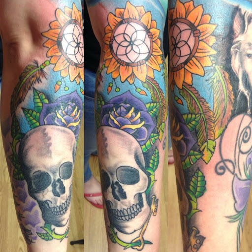 Explore jeep tattoo ideas, creative tattoo ideas in Danbury, available at Luv Ink