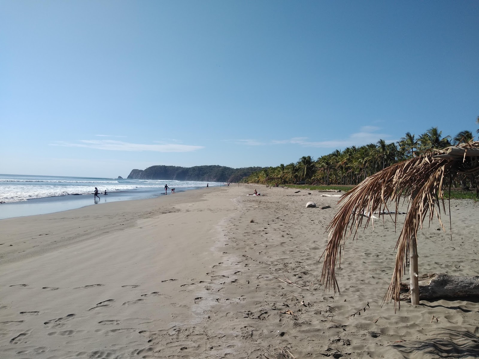Foto di San Miguel Beach con una superficie del sabbia luminosa