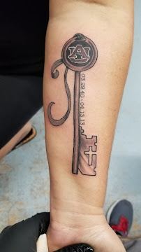 Branded Key Tattoo