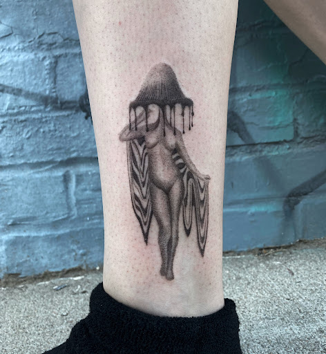 Explore jurassic park tattoo ideas, creative tattoo ideas in Cheyenne, available at The T.R.I.B.E. Zoo, LLC Tattoo