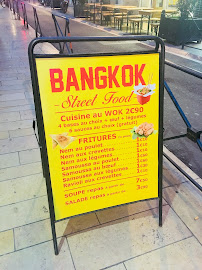 Bangkok Street Food à Montpellier menu