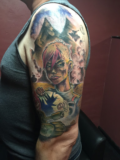 Explore tattoo ideas for death of a loved one, creative tattoo ideas in Knoxville, available at Black Moth Collective Tattoo