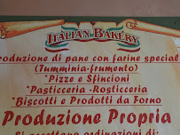 Carte du Panificio italian Bakery di Martorana Davide à Ficarazzi