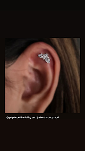 Explore tattoo behind ear ideas, creative tattoo ideas in Visalia, available at Electric Bodymod