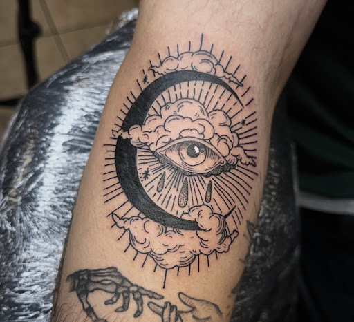 Explore black king tattoo ideas, creative tattoo ideas in Houston, available at 333 Tattoo Studio HTX