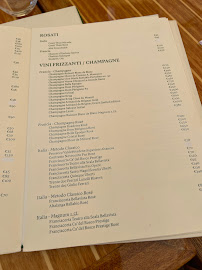 Menu du Ö Magazín Ristörante à Portofino