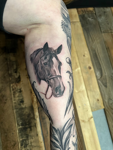 Explore branch tattoo ideas, creative tattoo ideas in Benson, available at Dark Matter Tattoo Studio