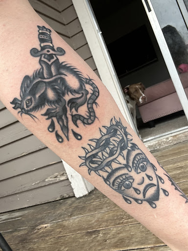 Explore make tattoo ideas, creative tattoo ideas in Georgetown, available at Iron Rite Tattoo South