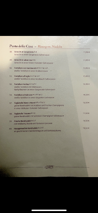 In Vino Veritas à Finnentrop menu