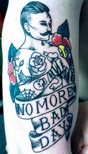 Explore shellback tattoo ideas, creative tattoo ideas in San Angelo, available at A1 Tattoos and Piercings