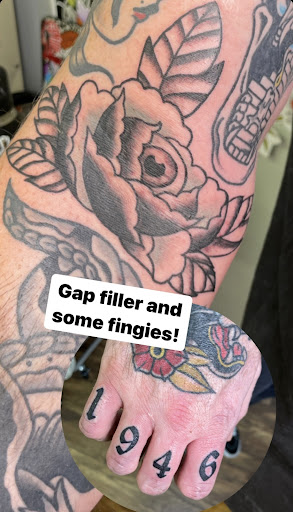 Explore gypsy hippie tattoo ideas, creative tattoo ideas in Baltimore, available at Rippd Canvas Tattoo Shop Artists Social Club