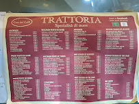 Casa del Caffè à Naples menu