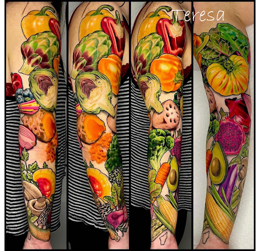 Explore chest plate tattoo ideas, creative tattoo ideas in Sanford, available at Venom Ink Tattoo