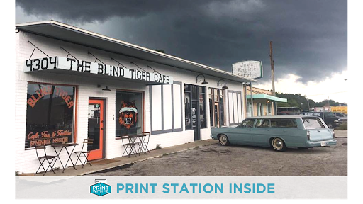 PrintWithMe Print Kiosk at The Blind Tiger Cafe - Seminole Heights