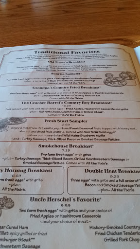 American Restaurant «Cracker Barrel Old Country Store», reviews and photos, 4321 S Interstate Hwy 35, San Marcos, TX 78666, USA