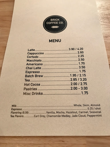 Coffee Shop «Brick Coffee Company», reviews and photos, 4424 Floral Ave, Norwood, OH 45212, USA