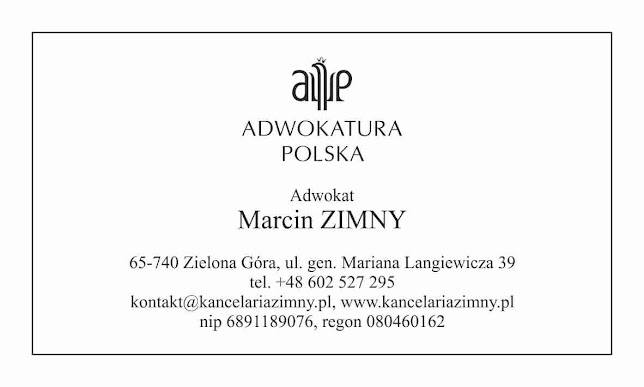 Kancelaria Adwokacka Marcin Zimny