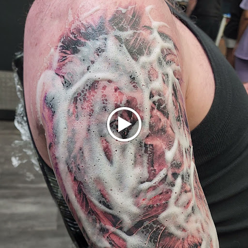 Explore cover up tattoo ideas on forearm, creative tattoo ideas in Canoga Park, available at Nathans Tattoos and Piercings