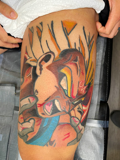 Explore music tattoo ideas male, creative tattoo ideas in Alexandria, available at Old Town Ink & Art Gallery