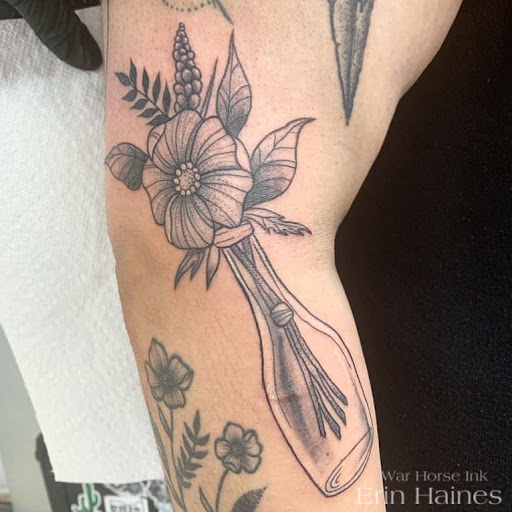 Explore ironworker tattoo ideas, creative tattoo ideas in Kent, available at War Horse Ink