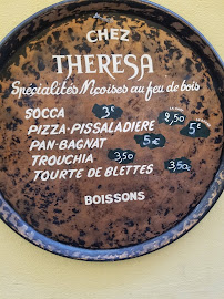 Restaurant Chez Thérésa à Nice (le menu)