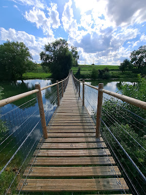 Passerelle piétons et cyclistes à Haudainville