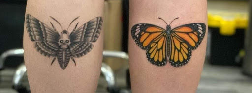 Explore men neck tattoo ideas, creative tattoo ideas in Union City, available at Sacred Soul Studio