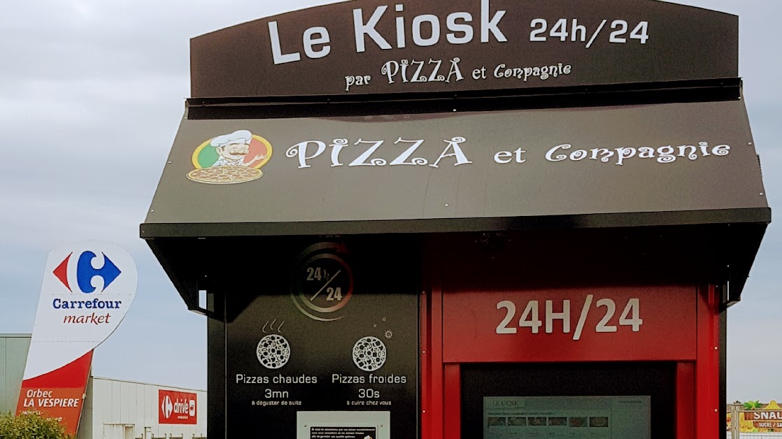 Le KIOSK 24h/24 par PIZZA et Compagnie à La Vespière-Friardel (Calvados 14)