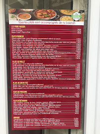 Restaurant indien Tandoori Fast-Food à Béziers (le menu)