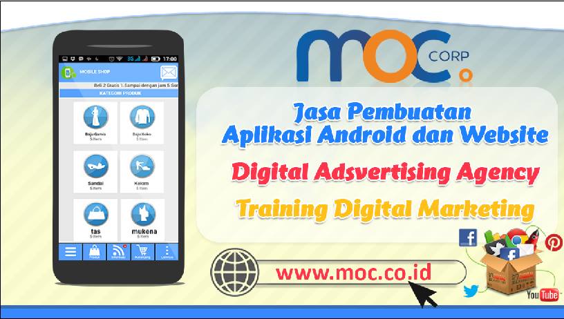 MOC Jasa Pembuatan Aplikasi Android dan Website