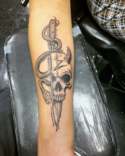 Explore simple anime tattoo ideas, creative tattoo ideas in Madison, available at Ultimate Arts Tattoo