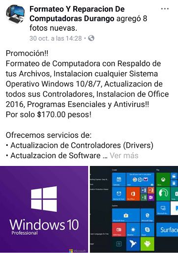 Formateo y Reparación de Computadoras Durango💻