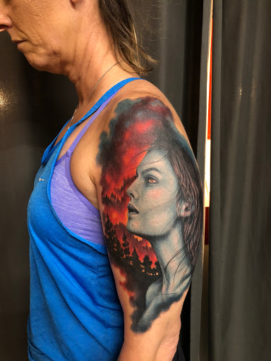 Explore walk by faith tattoo ideas, creative tattoo ideas in Atlanta, available at Empyrean Tattoo Studio