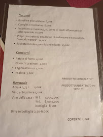Menu du Trattoria Da Ildo à Lucca