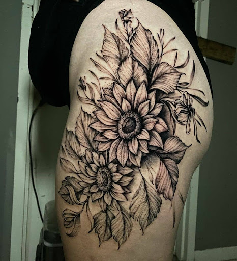 Explore sagittarius tattoo ideas for men, creative tattoo ideas in College Station, available at Legacy Tattoo Lounge