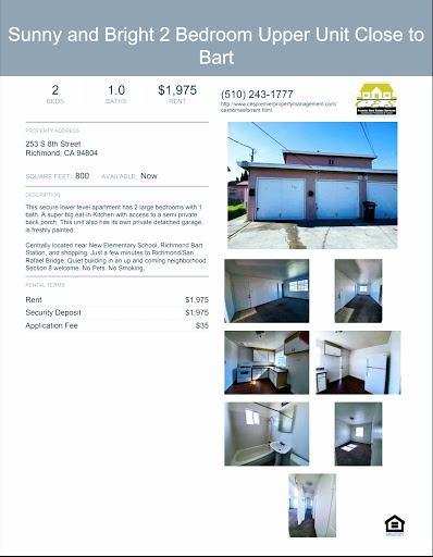 Property Management Company «CES Premier Real Estate Services and Property Management», reviews and photos, 15501 San Pablo Ave C, Richmond, CA 94806, USA