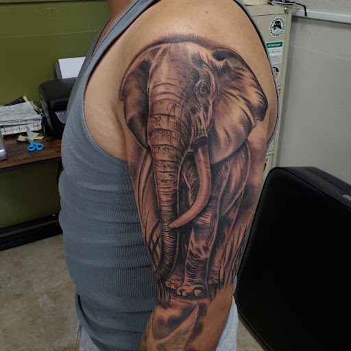 Explore saturn tattoo ideas, creative tattoo ideas in Bakersfield, available at CLASSIC STANDARD TATTOO CO.