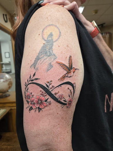 Explore tattoo sleeve ideas color, creative tattoo ideas in Carpentersville, available at Vanity Tattoo