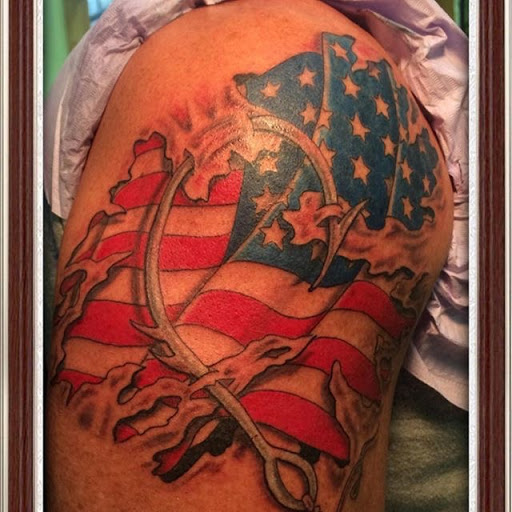 Explore scary movie tattoo ideas, creative tattoo ideas in Miami, available at Tattoos by Lou Miami - North Miami