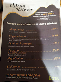 Sans Gluten Pizza Epicerie à Lyon menu