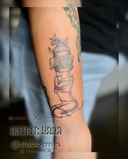 Explore back hand tattoo ideas, creative tattoo ideas in Roseville, available at Sacred Arrow Studio