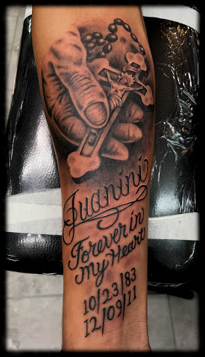 Explore half a sleeve tattoo ideas, creative tattoo ideas in Enid, available at Culture Tattoo