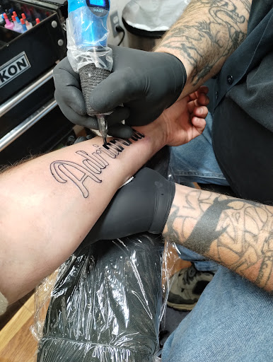 Explore girlfriend name tattoo ideas on chest, creative tattoo ideas in Vidor, available at Tomans Tattoo Shop