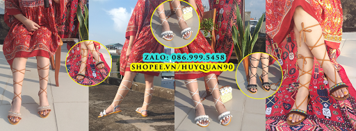 Giày Sandal Phong Cách Boho, Váy Đầm Boho Style