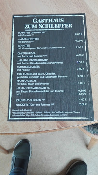 Gasthaus zum Schleffer à Idar-Oberstein menu