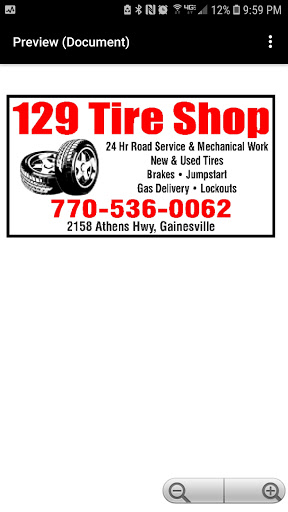 Tire Shop «129 Tire Shop», reviews and photos, 2158 Athens Hwy, Gainesville, GA 30507, USA