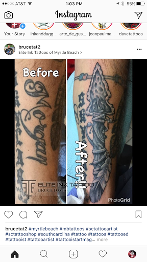 Explore archangel gabriel tattoo ideas, creative tattoo ideas in Myrtle Beach, available at Elite Ink Tattoos of Myrtle Beach